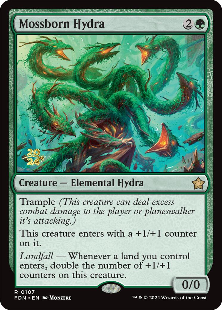 Mossborn Hydra [Foundations Prerelease Promos] | Mega City Incorporated