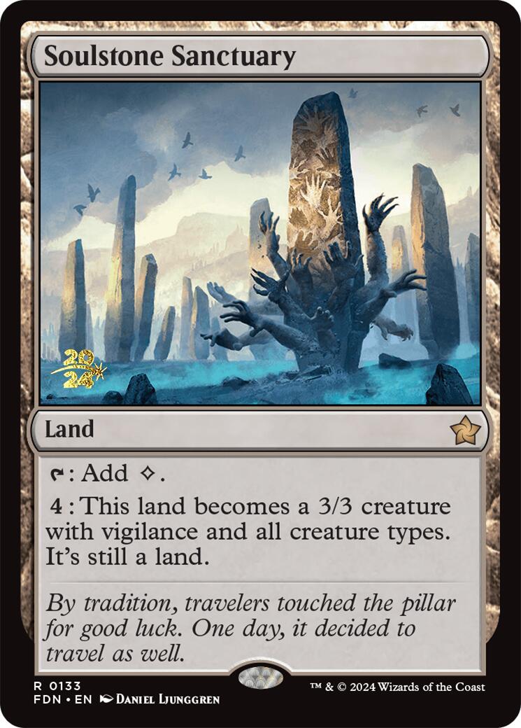 Soulstone Sanctuary [Foundations Prerelease Promos] | Mega City Incorporated