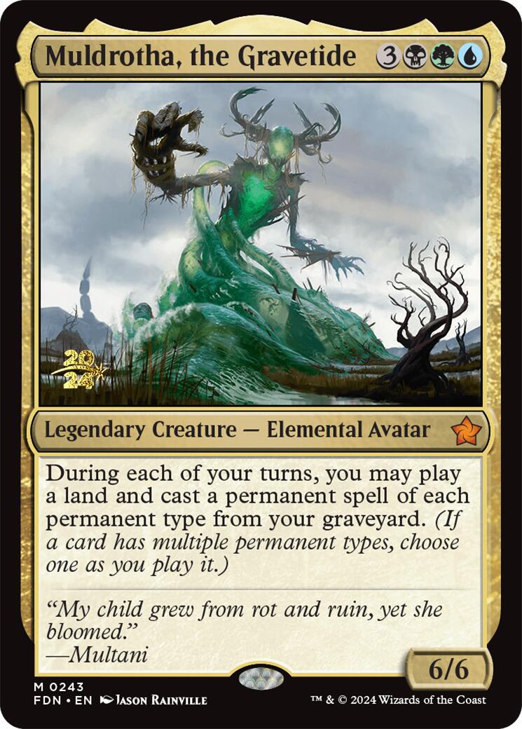 Muldrotha, the Gravetide [Foundations Prerelease Promos] | Mega City Incorporated