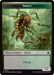 Goblin // Insect Doubled-Sided Token [Foundations Tokens] | Mega City Incorporated