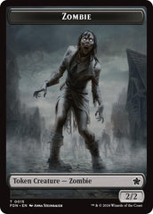 Goblin // Zombie Doubled-Sided Token [Foundations Tokens] | Mega City Incorporated