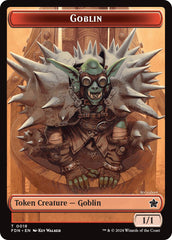 Goblin // Zombie Doubled-Sided Token [Foundations Tokens] | Mega City Incorporated