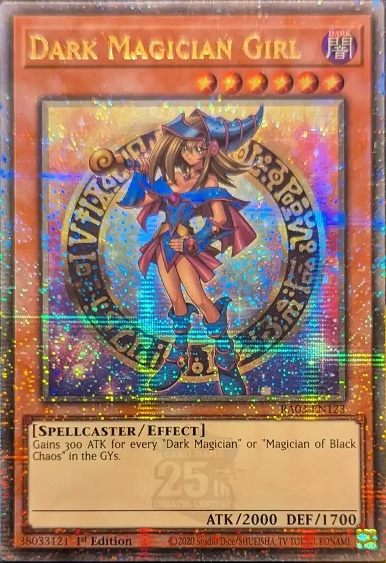 Dark Magician Girl (Quarter Century Secret Rare) (B) [RA03-EN123] Quarter Century Secret Rare | Mega City Incorporated