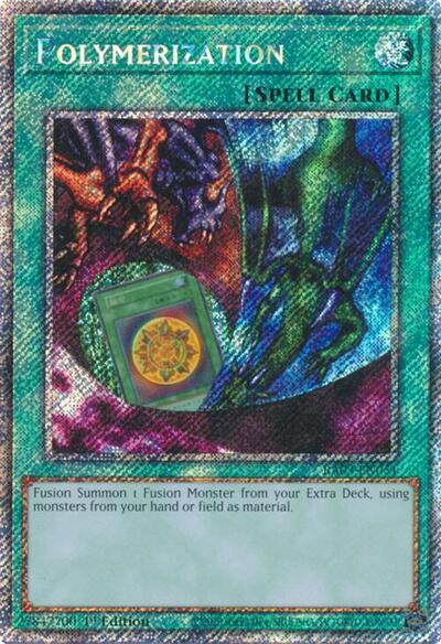 Polymerization (Alternate Art) (Platinum Secret Rare) [RA03-EN051] Platinum Secret Rare | Mega City Incorporated