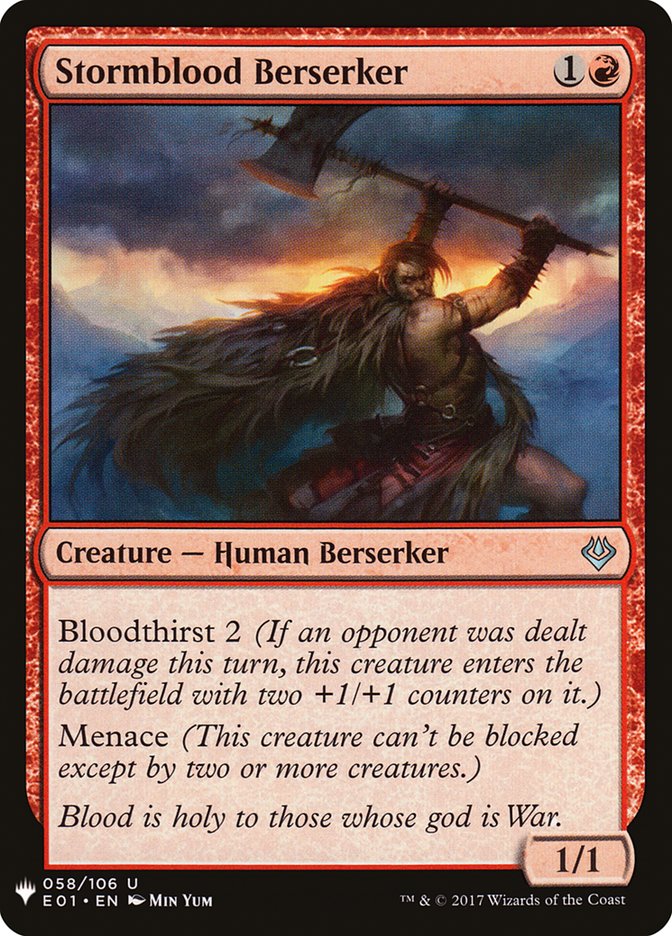 Stormblood Berserker [Mystery Booster] | Mega City Incorporated