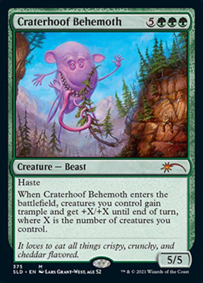 Craterhoof Behemoth (375) [Secret Lair Drop Series] | Mega City Incorporated