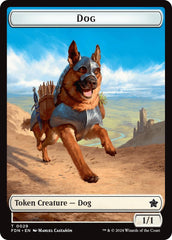 Dog // Beast (0033) Double-Sided Token [Foundations Tokens] | Mega City Incorporated