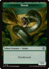 Zombie // Snake Double-Sided Token [Lorwyn Eclipsed Tokens] | Mega City Incorporated