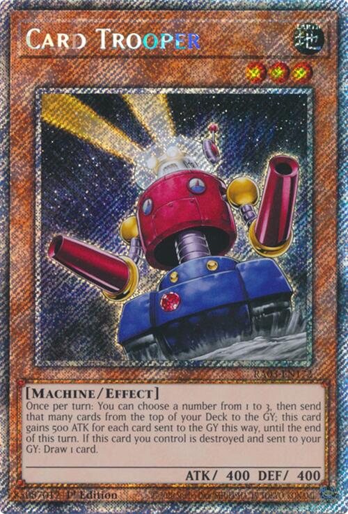 Card Trooper (Platinum Secret Rare) [RA03-EN172] Platinum Secret Rare | Mega City Incorporated