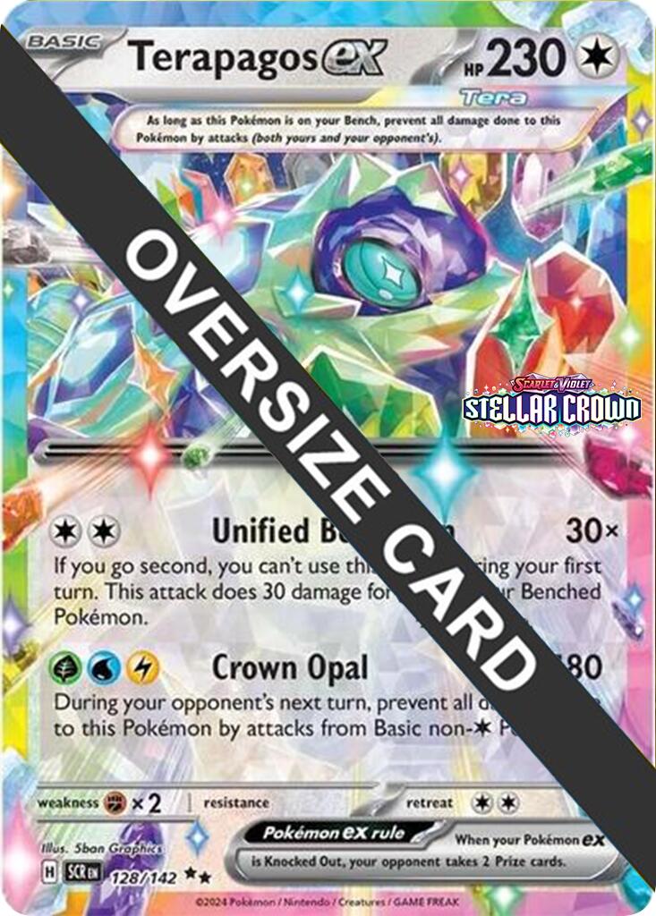 Terapagos ex (128/142) (Jumbo Card) [Scarlet & Violet: Black Star Promos] | Mega City Incorporated