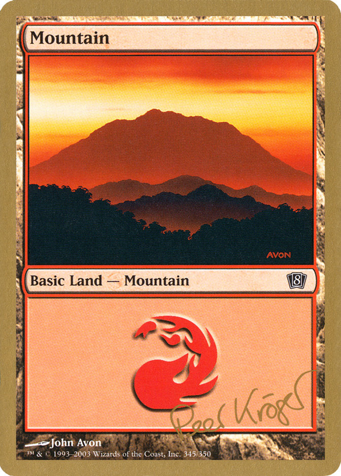 Mountain (pk345) (Peer Kroger) [World Championship Decks 2003] | Mega City Incorporated