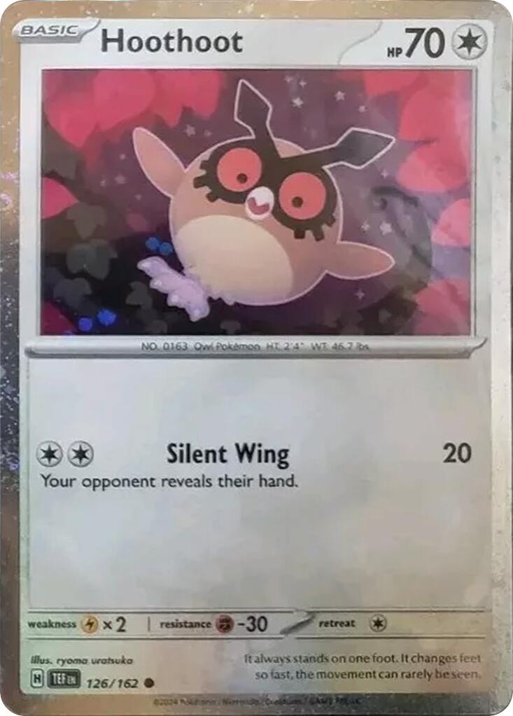 Hoothoot (126/162) (Cosmos Holo) [Scarlet & Violet: Black Star Promos] | Mega City Incorporated