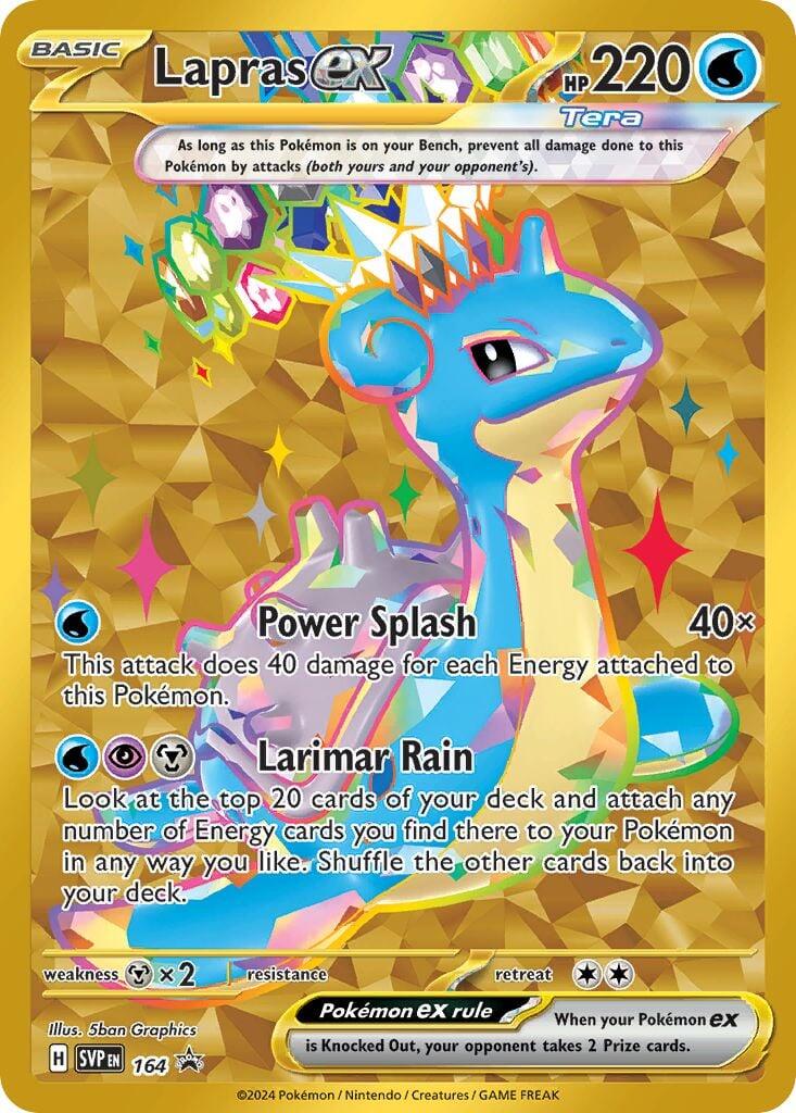 Lapras ex (164) [Scarlet & Violet: Black Star Promos] | Mega City Incorporated