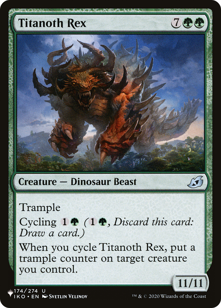 Titanoth Rex [The List] | Mega City Incorporated
