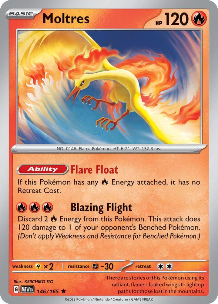 Moltres (146/165 - Deck Exclusives) [Scarlet & Violet 151] | Mega City Incorporated