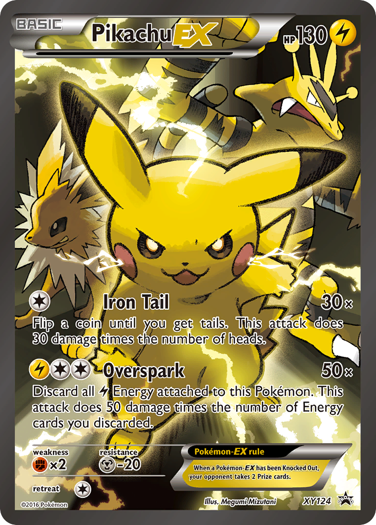 Pikachu EX (XY124) [XY: Black Star Promos] | Mega City Incorporated