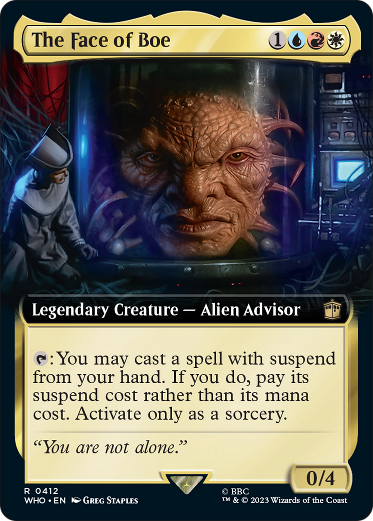 The Face of Boe (Extended Art) [Doctor Who] | Mega City Incorporated