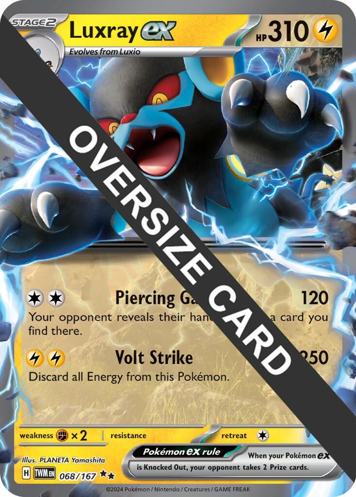 Luxray ex (068/167) (Jumbo Card) [Miscellaneous Cards] | Mega City Incorporated