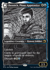 Dennick, Pious Apprentice // Dennick, Pious Apparition (Showcase Eternal Night) [Innistrad: Midnight Hunt] | Mega City Incorporated