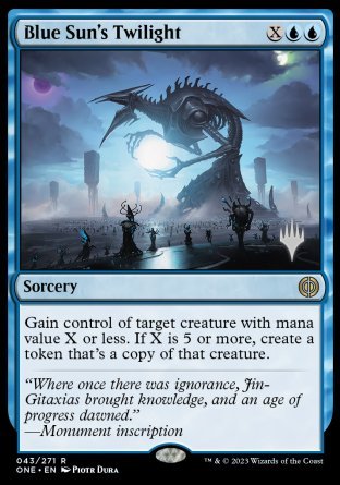 Blue Sun's Twilight (Promo Pack) [Phyrexia: All Will Be One Promos] | Mega City Incorporated