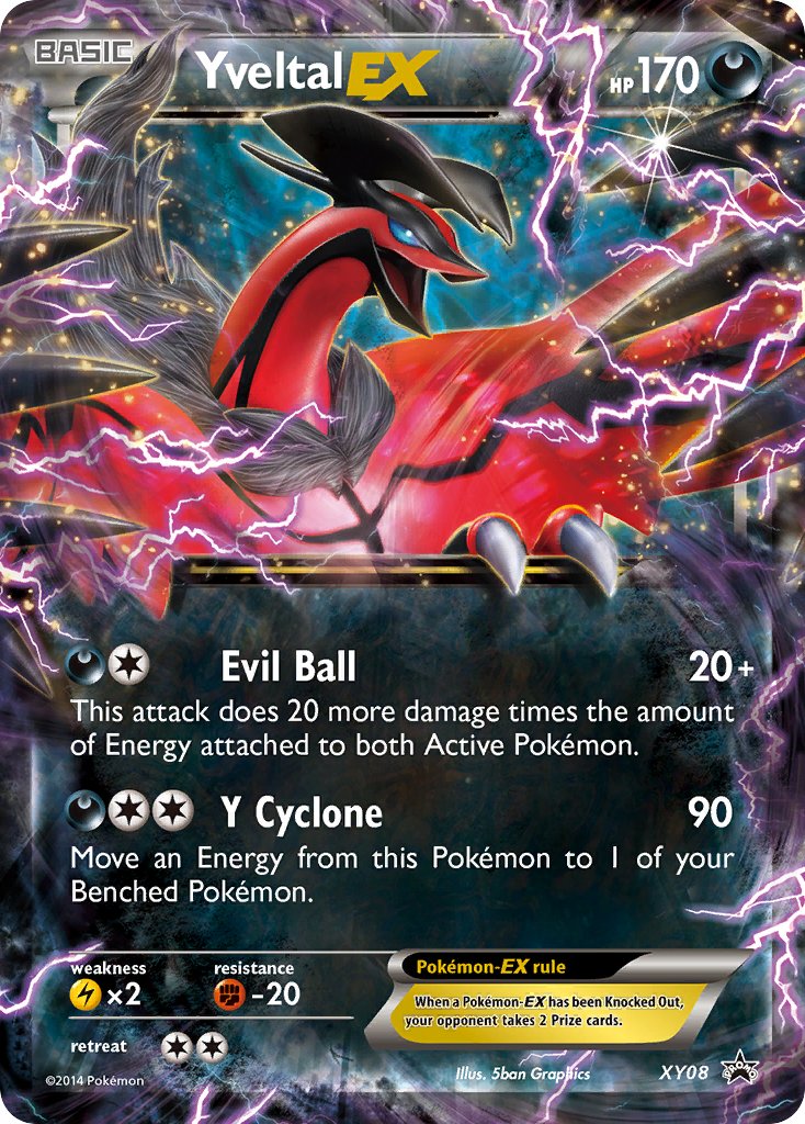 Yveltal EX (XY08) [XY: Black Star Promos] | Mega City Incorporated