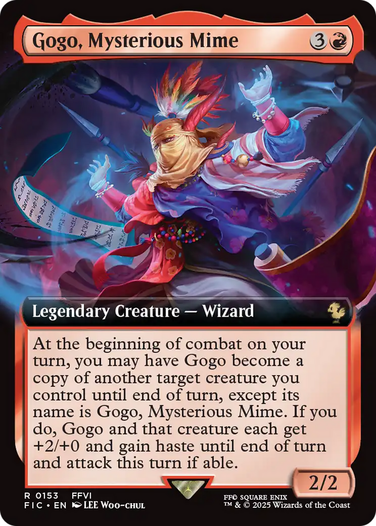 Gogo, Mysterious Mime (Extended Art) [FINAL FANTASY Commander] | Mega City Incorporated