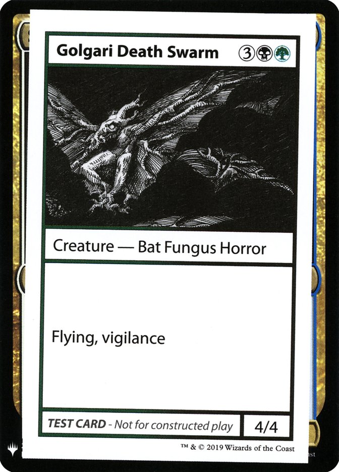 Golgari Death Swarm [Mystery Booster Playtest Cards] | Mega City Incorporated