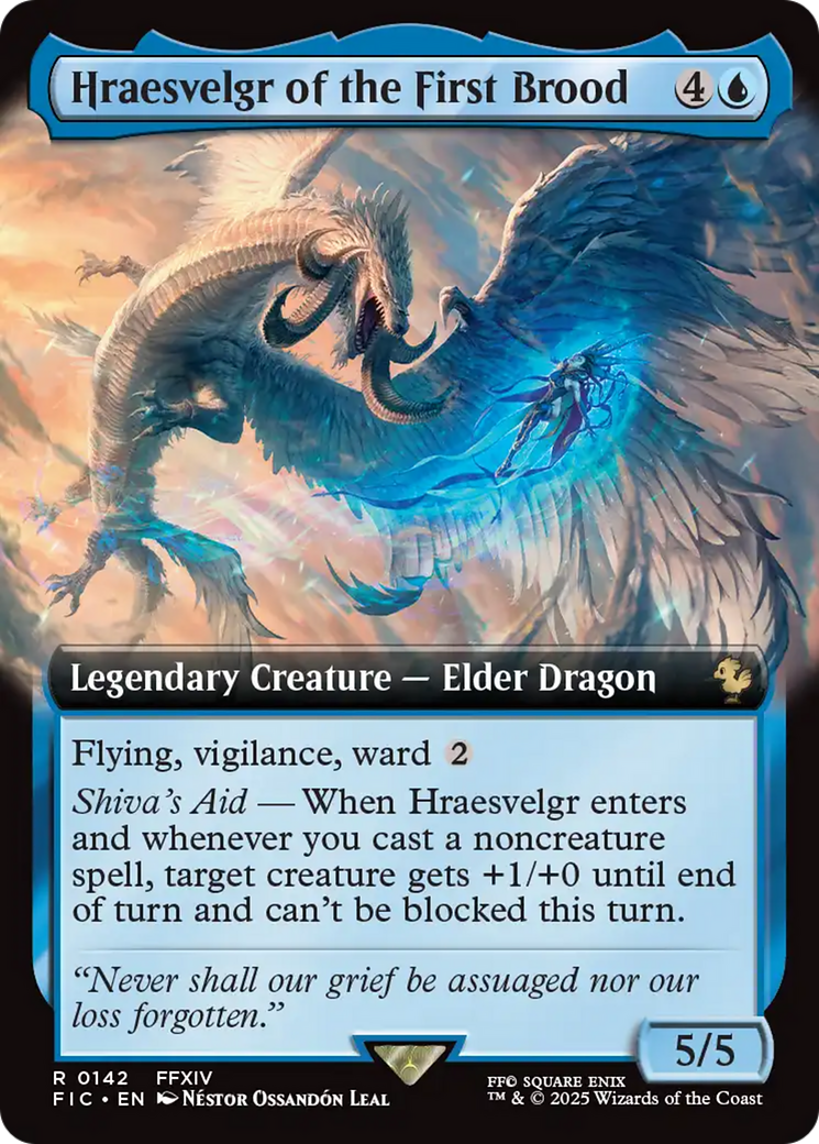 Hraesvelgr of the First Brood (Extended Art) [FINAL FANTASY Commander] | Mega City Incorporated