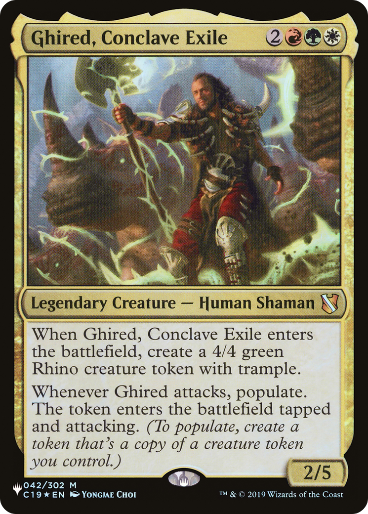 Ghired, Conclave Exile [The List] | Mega City Incorporated
