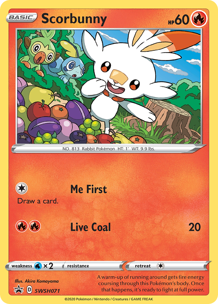 Scorbunny (SWSH071) [Sword & Shield: Black Star Promos] | Mega City Incorporated