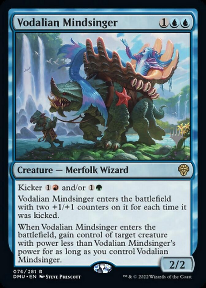 Vodalian Mindsinger (Promo Pack) [Dominaria United Promos] | Mega City Incorporated