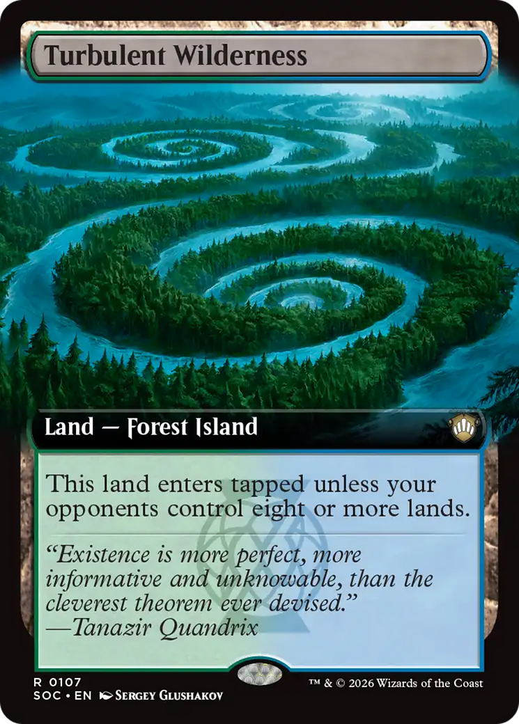 Turbulent Wilderness (Extended Art) [Secrets of Strixhaven Commander] | Mega City Incorporated
