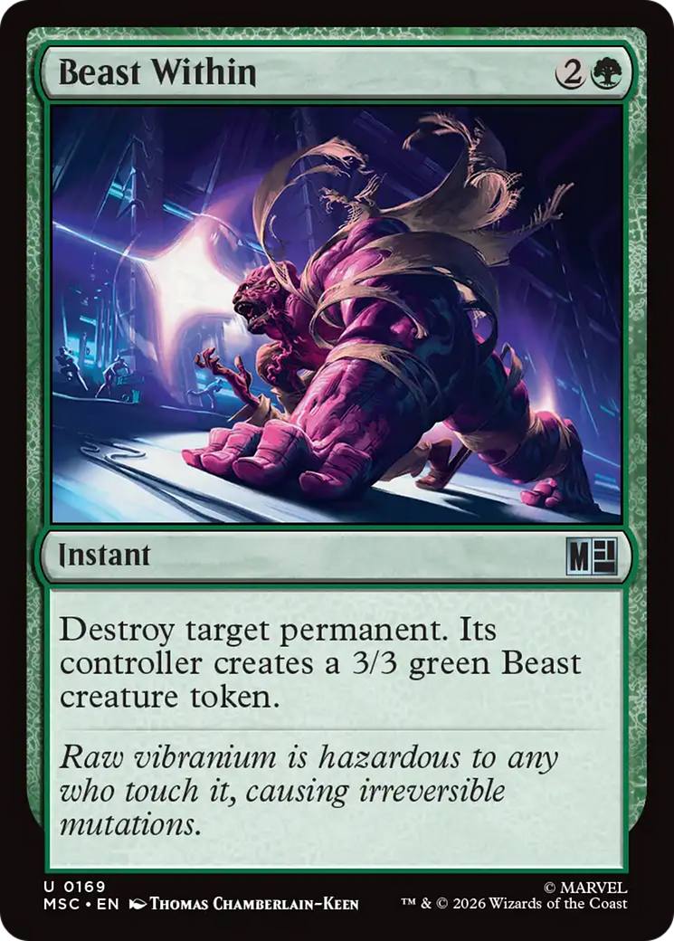 Beast Within [Marvel Super Heroes Commander] | Mega City Incorporated
