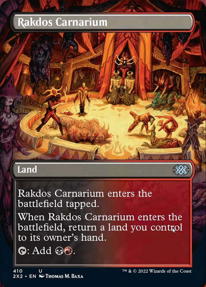 Rakdos Carnarium (Borderless Alternate Art) [Double Masters 2022] | Mega City Incorporated