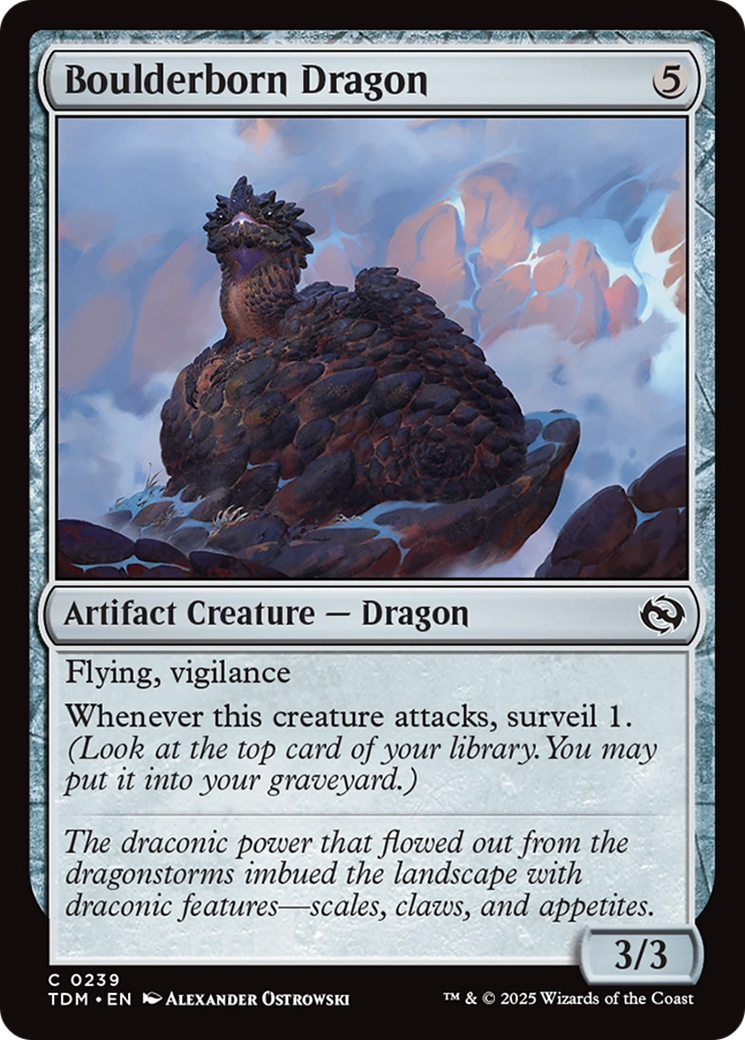 Boulderborn Dragon [Tarkir: Dragonstorm] | Mega City Incorporated