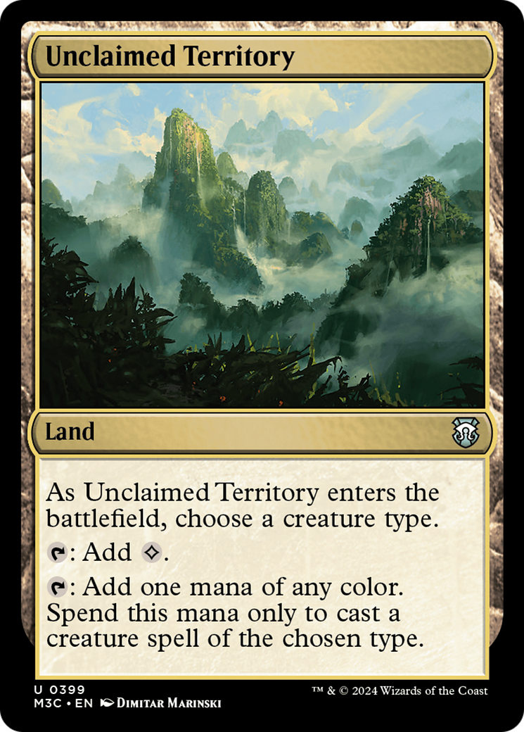 Unclaimed Territory (Ripple Foil) [Modern Horizons 3 Commander] | Mega City Incorporated