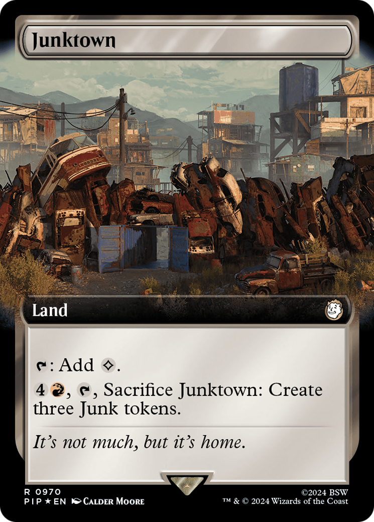 Junktown (Extended Art) (Surge Foil) [Fallout] | Mega City Incorporated