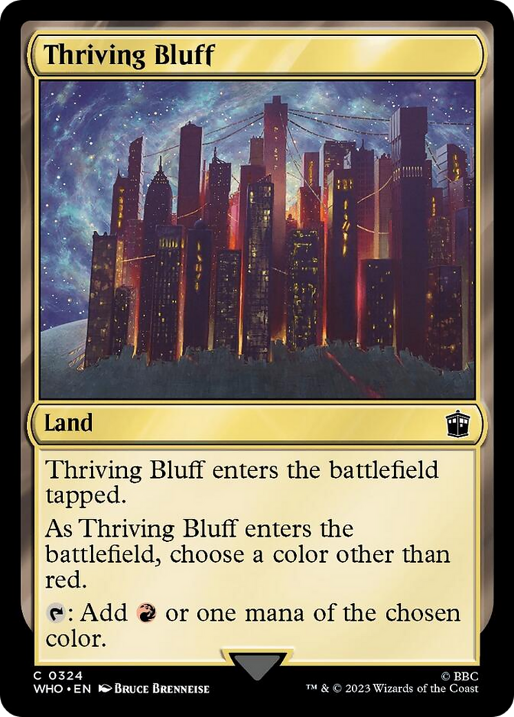 Thriving Bluff [Doctor Who] | Mega City Incorporated