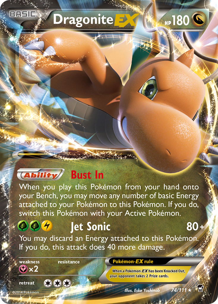 Dragonite EX (74/111) [XY: Furious Fists] | Mega City Incorporated