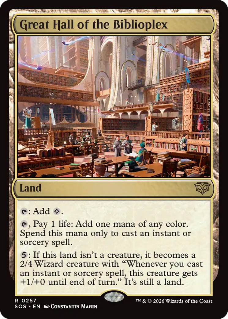 Great Hall of the Biblioplex [Secrets of Strixhaven] | Mega City Incorporated