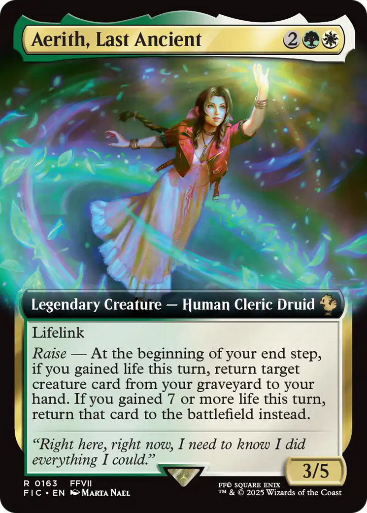 Aerith, Last Ancient (Extended Art) [FINAL FANTASY Commander] | Mega City Incorporated