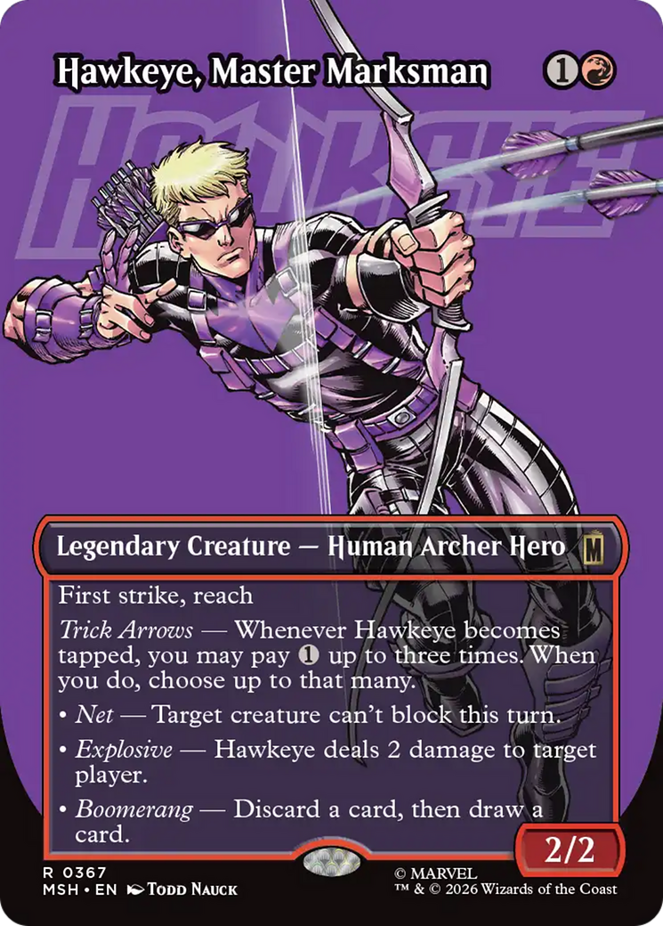 Hawkeye, Master Marksman (Borderless) [Marvel Super Heroes] | Mega City Incorporated