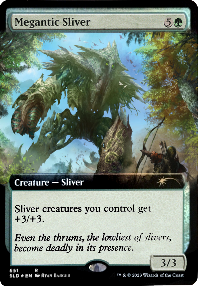 Megantic Sliver (Extended Art) [Secret Lair Drop Promos] | Mega City Incorporated