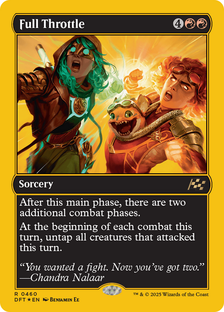 Full Throttle (First-Place Foil) [Aetherdrift] | Mega City Incorporated