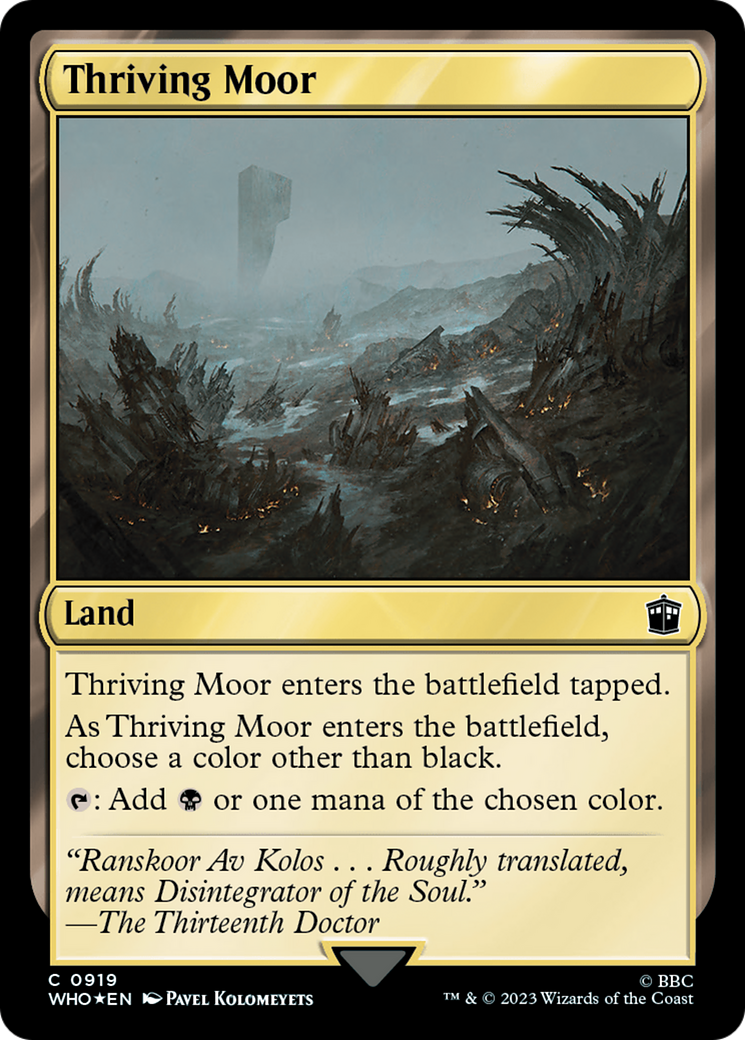 Thriving Moor (Surge Foil) [Doctor Who] | Mega City Incorporated