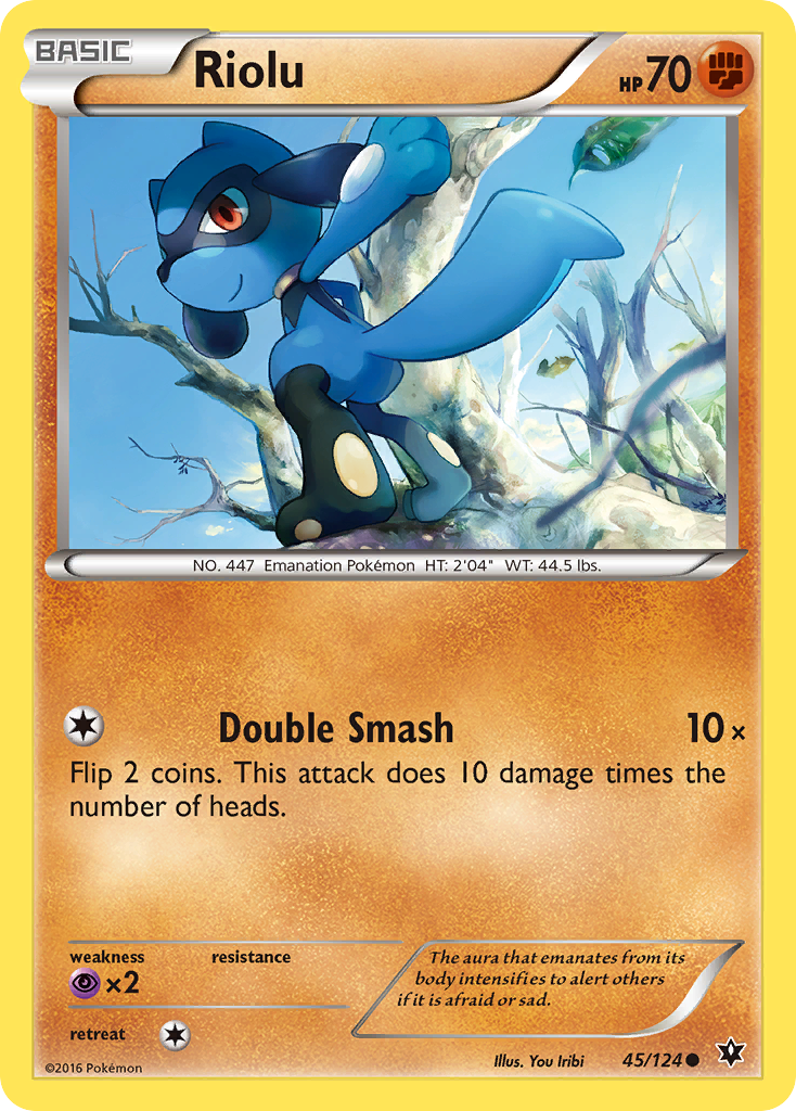 Riolu (45/124) [XY: Fates Collide] | Mega City Incorporated