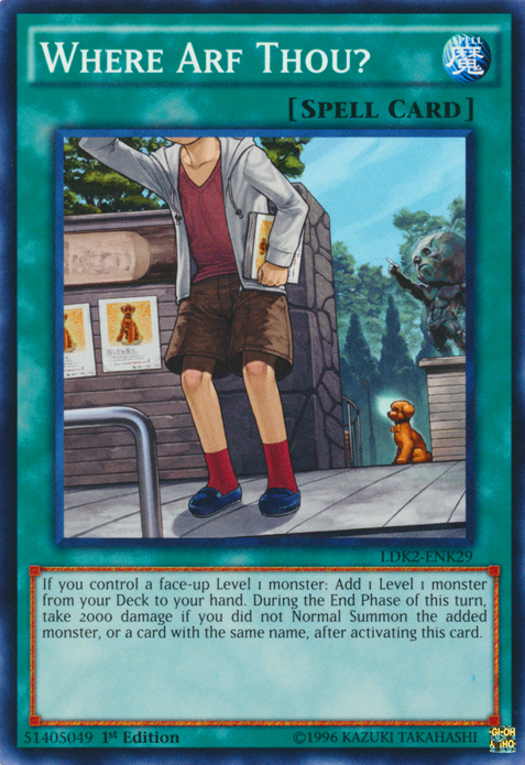 Where Arf Thou? [LDK2-ENK29] Common | Mega City Incorporated