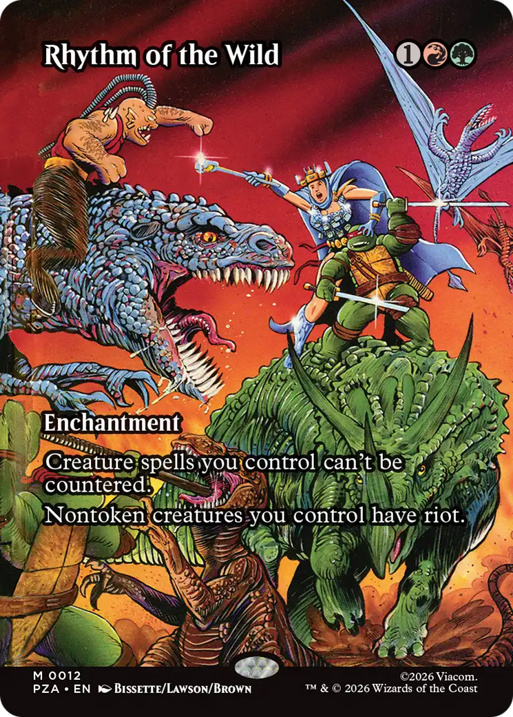Rhythm of the Wild (Borderless) [Teenage Mutant Ninja Turtles Eternal-Legal] | Mega City Incorporated