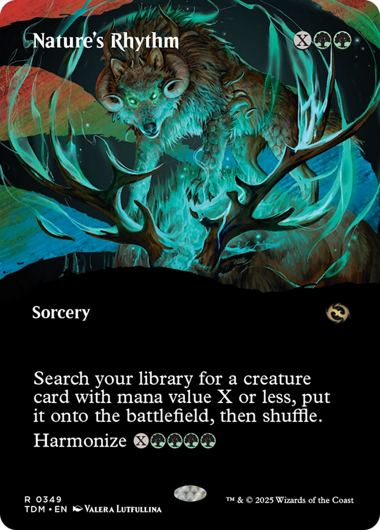 Nature's Rhythm (Borderless) [Tarkir: Dragonstorm] | Mega City Incorporated