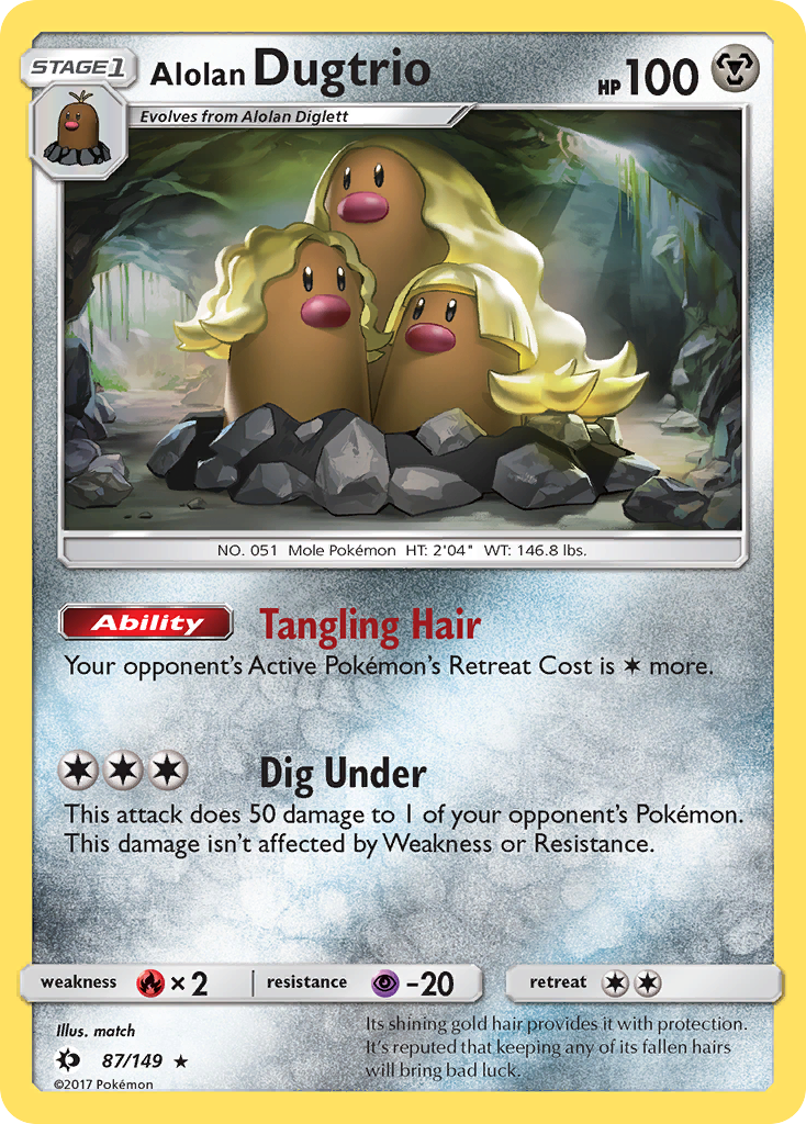 Alolan Dugtrio (87/149) [Sun & Moon: Base Set] | Mega City Incorporated